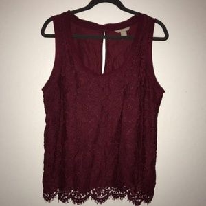 Banana republic lace top